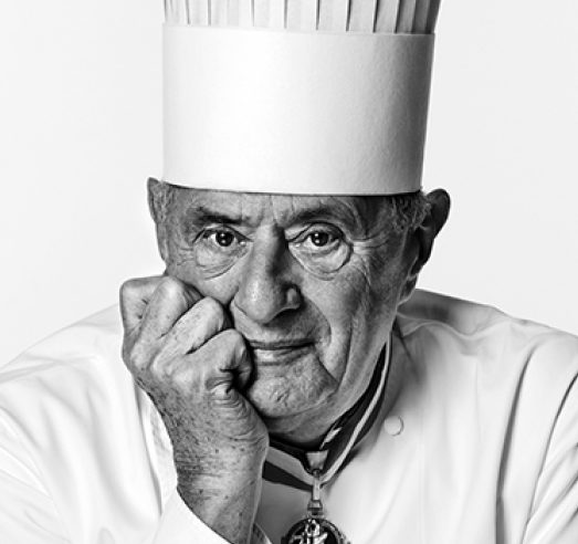 Portrait du chef Paul BOCUSE le Pape de la cuisine