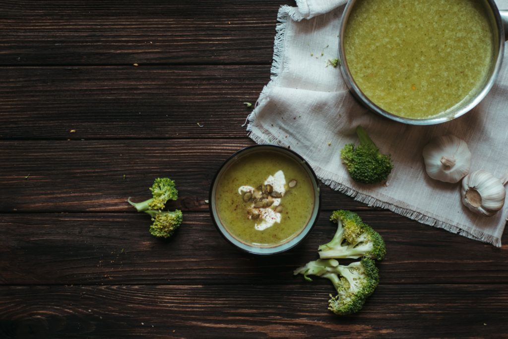 soupe de brocoli pour rester en forme